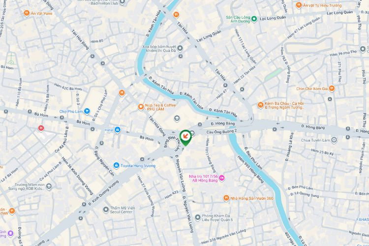 Map - Wall Mounted Billboard at 1049 Hong Bang, District 6, Ho Chi Minh City.