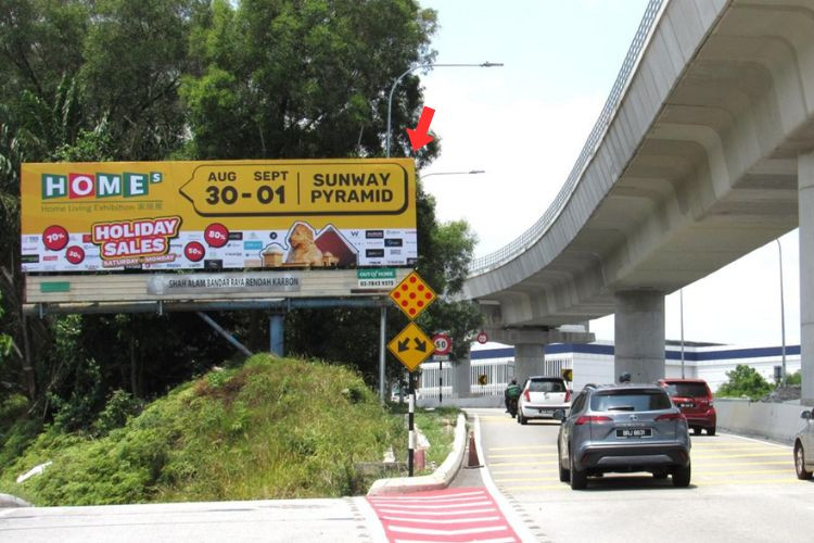 1 Panel Free Standing Billboard at Persiaran Kerjaya, Hicom-Glemarie Industrial Park, Shah Alam, Selangor