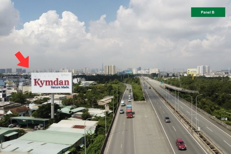 Horizontal Unipole Billboard at 62 Bung Ong Thoan, Phu Huu, Ho Chi Minh City