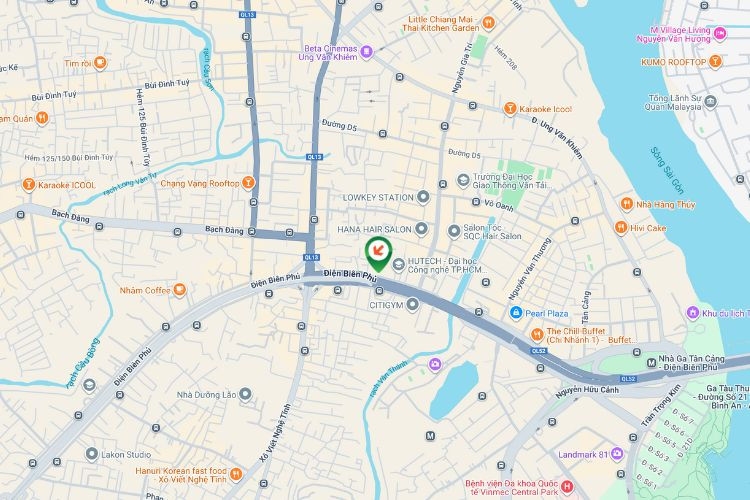 Dien Bien Phu, Binh Thanh, Ho Chi Minh City Hang Xanh Crossroad