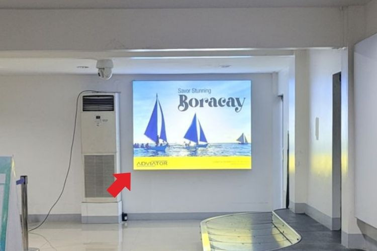 1 Panel Horizontal Lightbox Billboard at Kalibo International Airport, Kalibo, Aklan (International Arrival Baggage Claim)