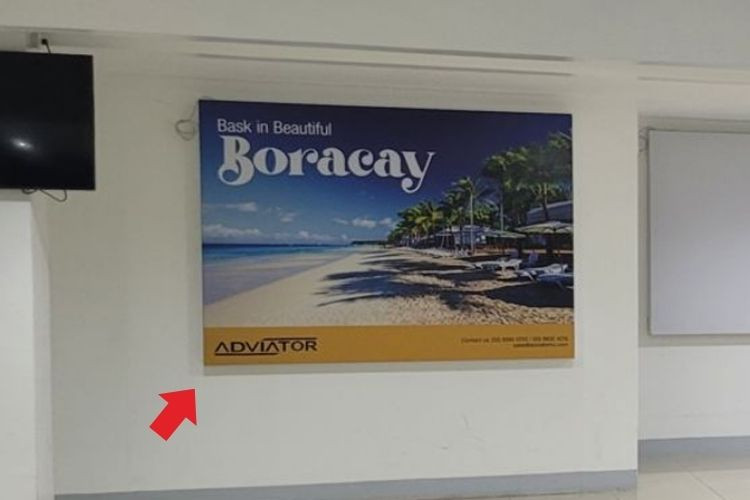 1 Panel Horizontal Lightbox Billboard at Kalibo International Airport, Kalibo, Aklan (International Arrival Baggage Claim)