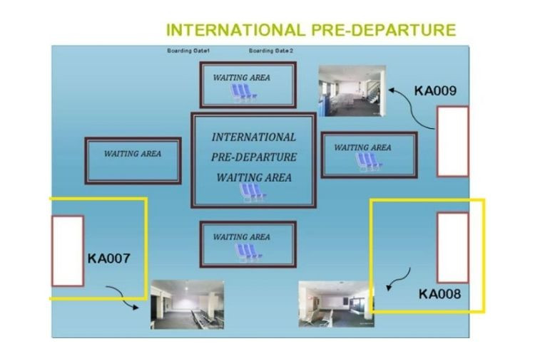 Map - Horizontal Lightbox Billboard at Kalibo International Airport, Kalibo, Aklan (International Pre-Boarding Lightbox (Right))