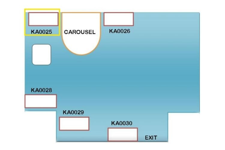 Map - Horizontal Lightbox Billboard at Kalibo International Airport, Kalibo, Aklan (Domestic Arrival Baggage Claim)