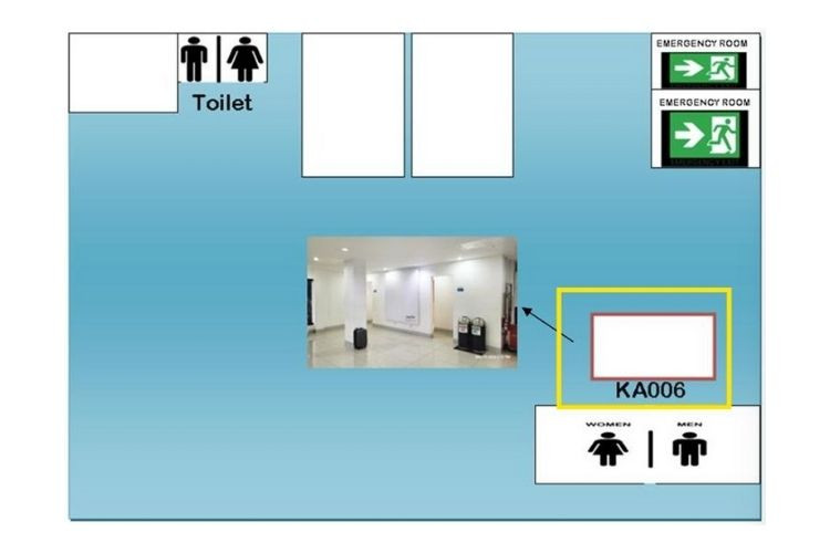 Map - Lightbox Billboard at Kalibo International Airport, Kalibo, Aklan (Domestic Departure Check-in Area)