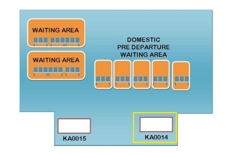 Map - Horizontal Lightbox Billboard at Kalibo International Airport, Kalibo, Aklan (Domestic Departure Pre-boarding Entrance)