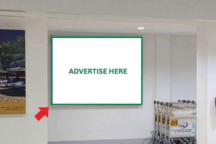 1 Panel Horizontal Lightbox Billboard at Kalibo International Airport, Kalibo, Aklan (International Arrival Baggage Claim)