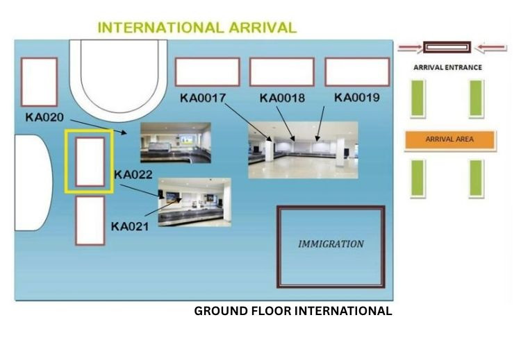 Map - Horizontal Lightbox Billboard at Kalibo International Airport, Kalibo, Aklan (International Arrival Baggage Claim)