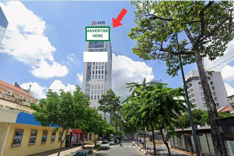 1 Sided Horizontal Wallscape Billboard at 132 Ham Nghi, District 1, Ho Chi Minh City (Floor 20, 21)