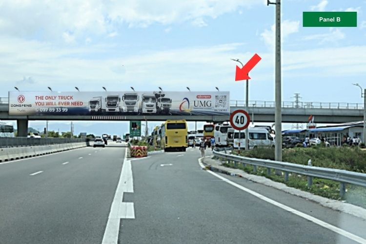 1 Sided Horizontal Iron Frame Panel Billboard at Km113 Overwheel, Khanh Hoa (Panel B)
