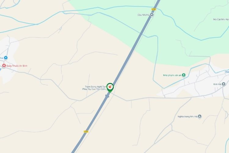 Map - Horizontal Iron Frame Panel Billboard at Km113 Overwheel, Khanh Hoa (Panel B)