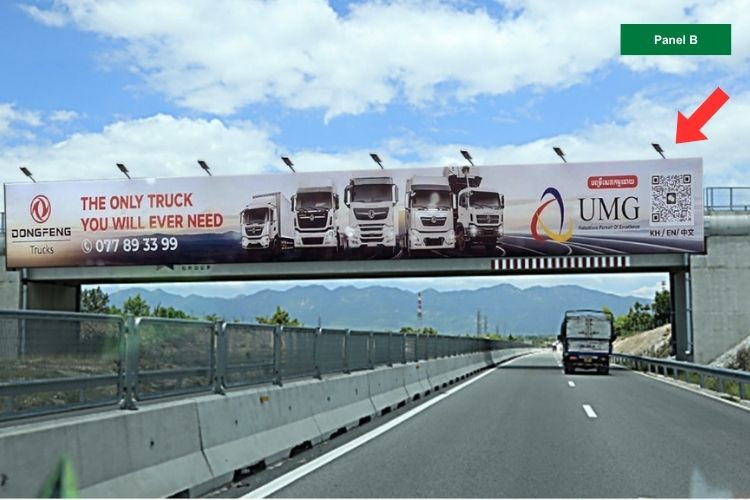 Iron Frame Panel Billboard at Km108+300, Khanh Hoa (Panel B)