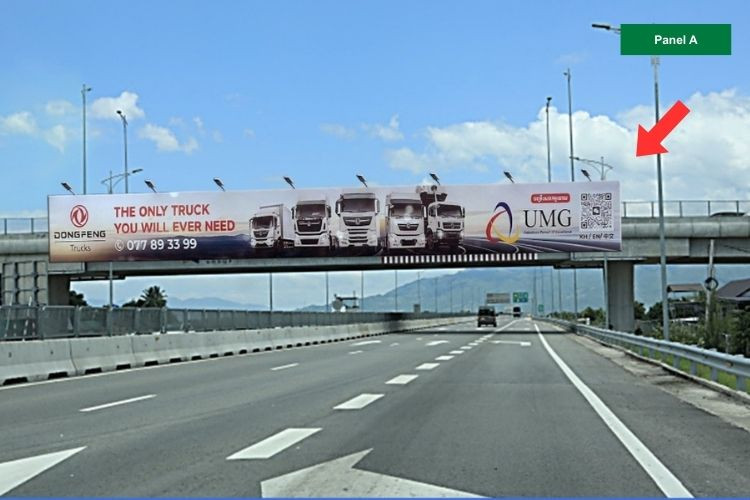 Horizontal Iron Frame Panel Billboard at Km 92+800, Khanh Hoa (Panel A)