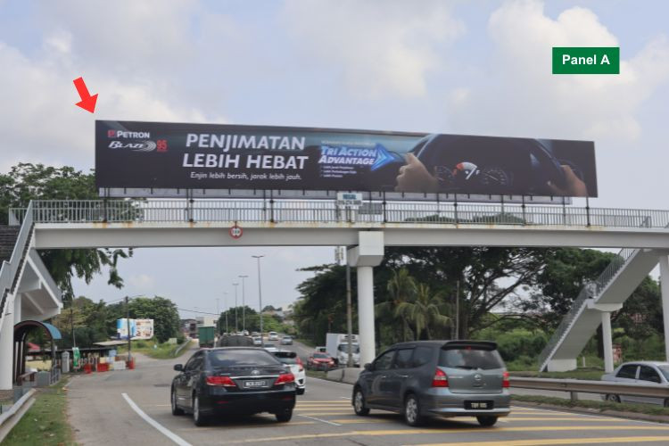 2 Sided Overhead Bridge Billboard at Lebuhraya AMJ KM7, Melaka (near SJK (C) Malim)