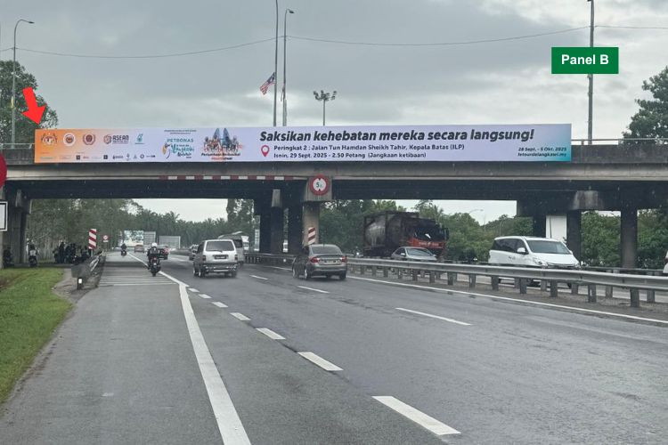 Overhead Bridge Billboard at NSE KM120.7, Bertam, Kepala Batas, Penang
