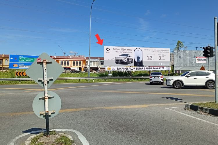 1 Panel Free Standing Billboard at Jalan Gangsa / Lorong Perak 16, Alor Setar, Kedah