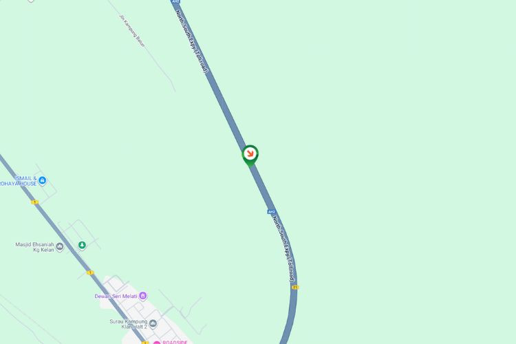 Map - Free Standing Billboard at NSE KM379.5, Slim River, Perak (NB)