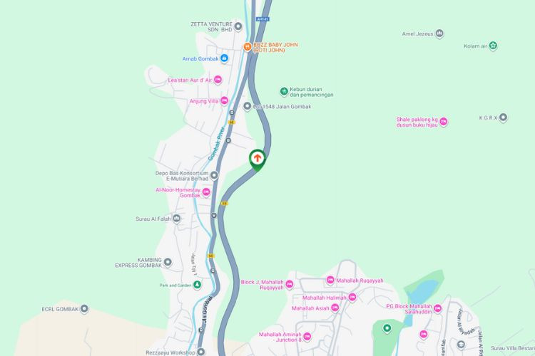 Map - Free Standing Billboard at Karak Highway KM23.4, Kuala Lumpur