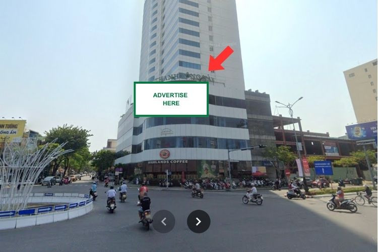 1 Panel Digital Screen Billboard at Nguyen Van Linh - Hoang Dieu Intersection, Da Nang City (Muong Thanh Hotel)