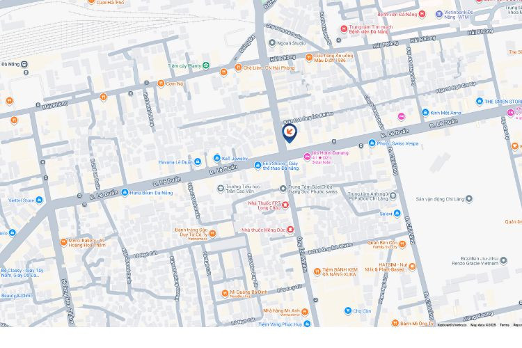 Map - Horizontal Digital Screen Billboard at Le Duan - Ong Ich Khiem Intersection, Da Nang City (Shappire Building)