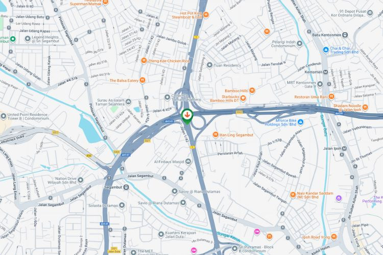 Map - Jalan Kuching, DUKE KM2.3 A, Kuala Lumpur (from Kuala Lumpur [Panel A])