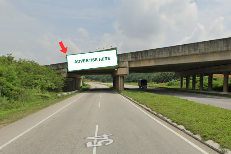 Overhead Bridge Billboard at LATAR KM10.9, Rawang, Selangor (towards Kota Puteri)