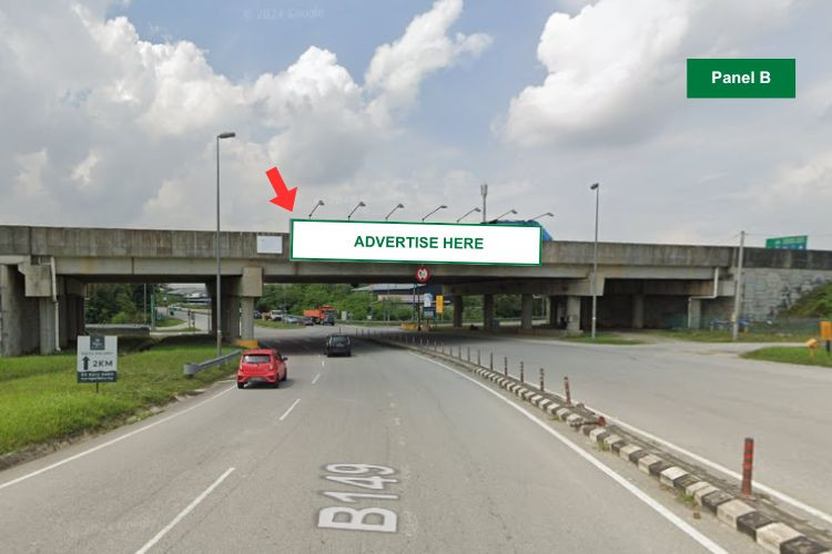 Overhead Bridge Billboard at LATAR KM17.7, Exit 2505 Persimpangan Kundang, Rawang, Selangor