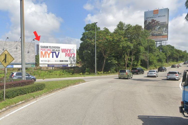 Free Standing Billboard at Jalan Pandan, Johor Bahru, Johor