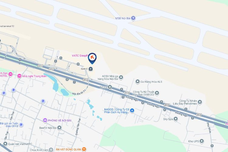 Map - Horizontal Airport LED Screen Billboard at Security screening of area C - D, Ha Noi City (Noi Bai International Airport)