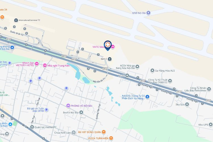 Map - Horizontal Airport LED Screen Billboard at Noi Bai International Airport, Ha Noi City (Hall C)