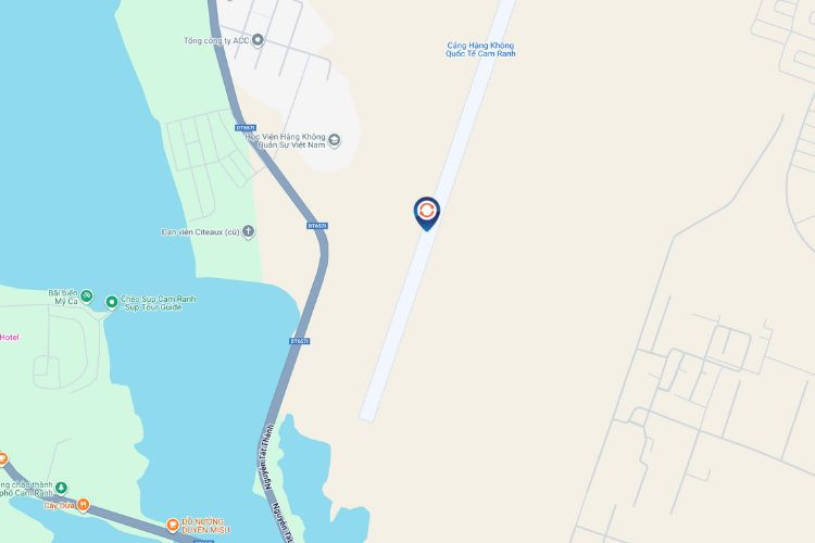 Map - Vertical LED Column Cladding Billboard at Cam Ranh International Airport, Khanh Hoa (outside the department)