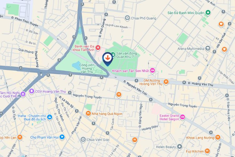 72 Phan Dinh Giot, Tan Binh District, Ho Chi Minh City (Hoang Van Thu park)