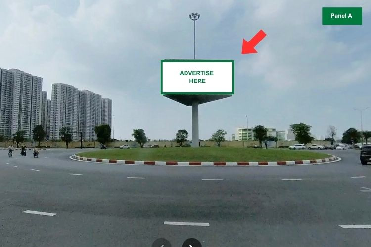 1 Sided Tri-LED Unipole Billboard at Vinhomes Smart City, Ha Noi City