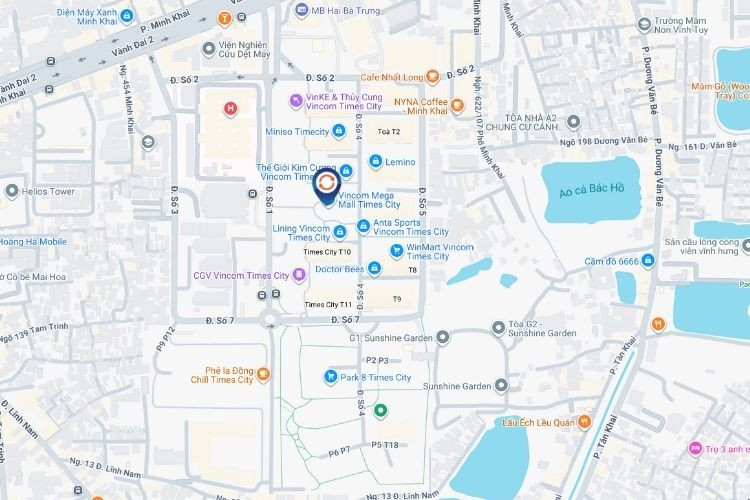 Map - Parabolic LED Billboard at Vincom Mega Mall Times City, Ha Noi City