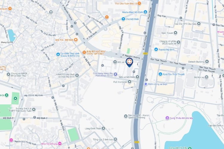 Map - Bus Station LED Billboard at My Dinh Bus Station, Nam Tu Liem District, Ha Noi City