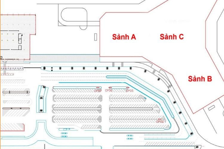 Map - Airport LED Screen Billboard at Noi Bai Airport, Ha Noi City (Arrival Hall Domestic Terminal)