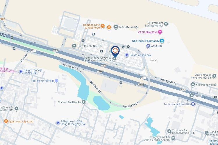 Map - Airport LED Screen Billboard at Noi Bai Airport, Ha Noi City (Arrival Hall Domestic Terminal)