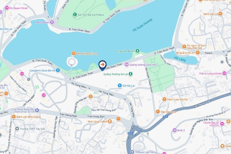 Map - Horizontal LED Unipole Billboard at Lam Vien Square, Lam Dong (Futa Pillar)