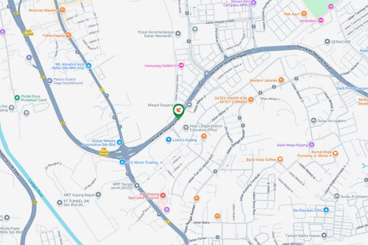 Map - Free Standing Billboard at Persiaran Saujana Impian, Kajang, Selangor (Near Lotus's Kajang)