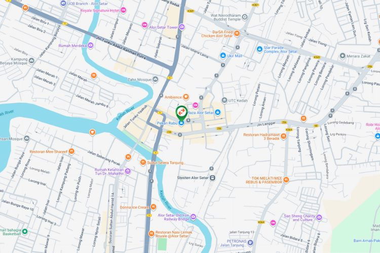 Jalan Tunku Ibrahim, Alor Setar, Kedah (Infront Pekan Rabu)