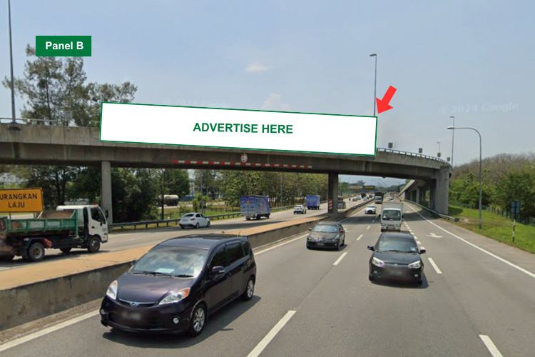 Overhead Bridge Billboard at NSE KM140.7, Perai, Penang