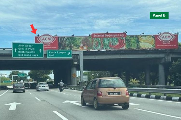 Overhead Bridge Billboard at Penang Bridge, Penang