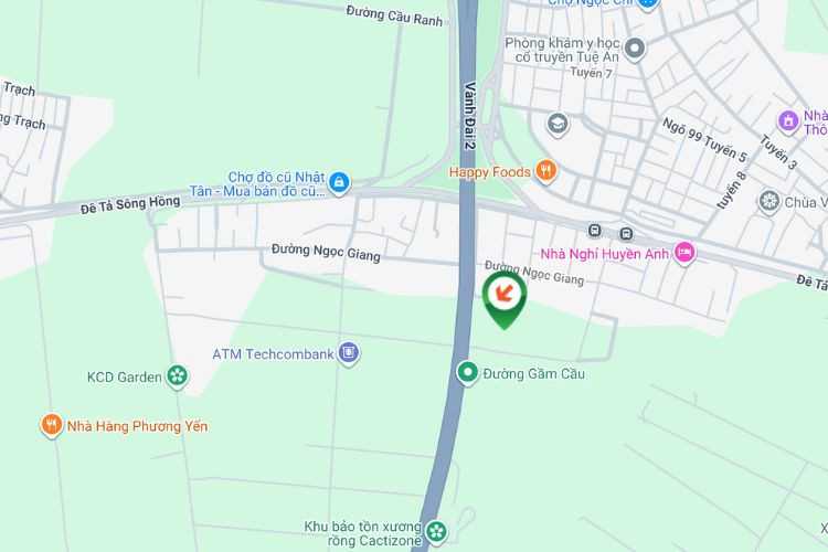 Map - Horizontal Wall-mounted Pano Billboard at Nhat Tan Bridge, Dong Anh, Ha Noi City