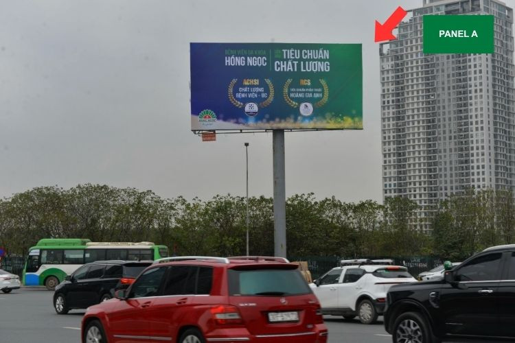 Horizontal Unipole Billboard at Chau Van Liem – Me Tri Intersection, Nam Tu Liem, Ha Noi City
