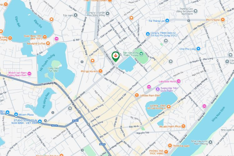 Map -  Wall-mounted Pano Billboard at 415 Truong Chinh Street, Nam Dinh, Ninh Binh