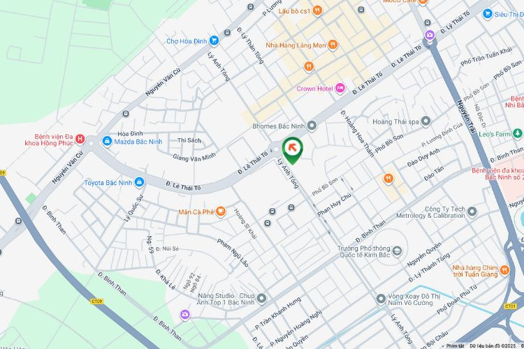 Map - Horizontal Wall-mounted Pano Billboard at V-City Bac Ninh Roundabout, Vo Cuong, Bac Ninh