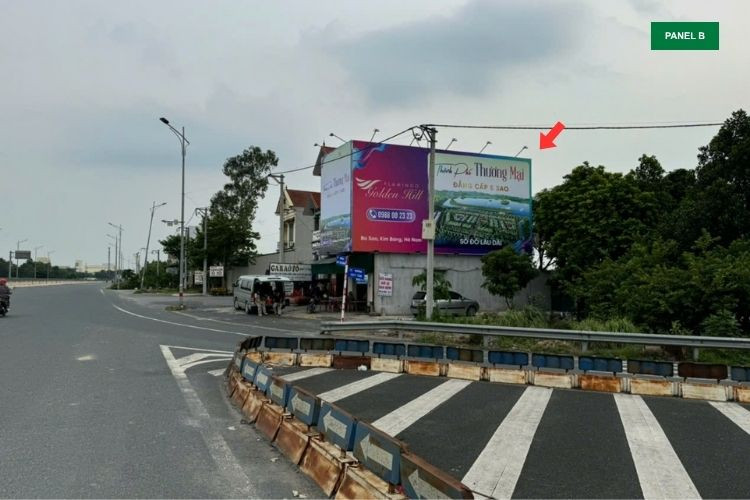 Wall-mounted Pano Billboard at 120 Dinh Tien Hoang, Duy Ha, Ninh Binh
