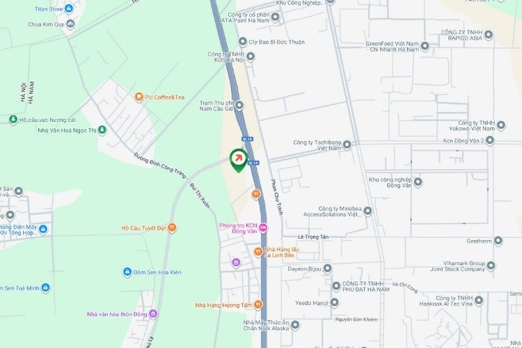 Map - Wall-mounted Pano Billboard at 120 Dinh Tien Hoang, Duy Ha, Ninh Binh