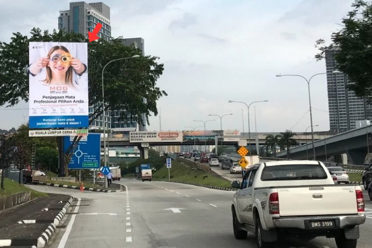 1 Sided Vertical Minipole Billboard at Jalan Cheras / Jalan Sekuci, Taman Sri Bahtera, Kuala Lumpur