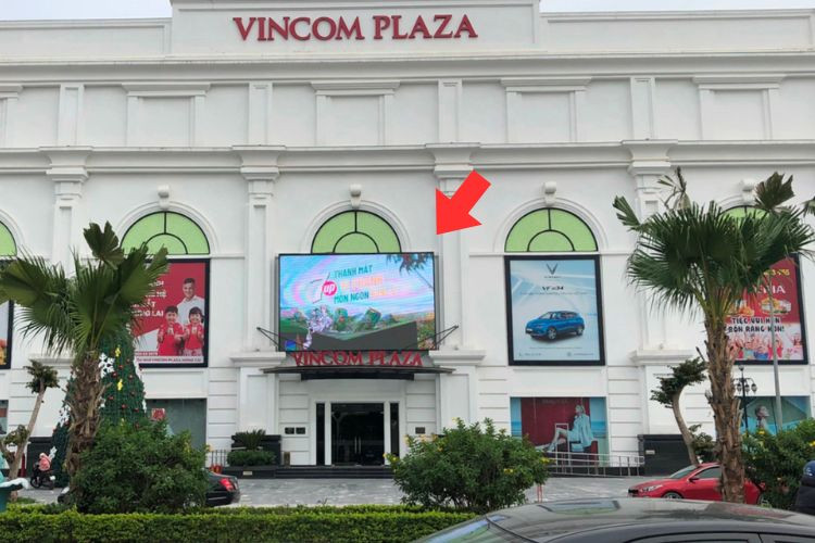 Day view -  Horizontal LED Wall Cladding Billboard tại Tran Phu Avenue Street, Mong Cai 1 Ward, Quang Ninh (Vincom Mong Cai)